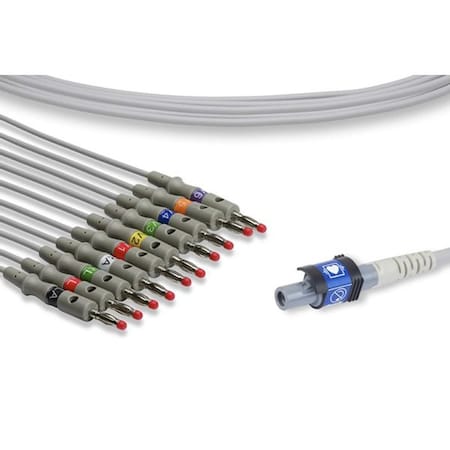 Replacement For Welch Allyn Se-Pro-600 Cardioperfect Pro Recorder Direct-Connect Ekg Cables